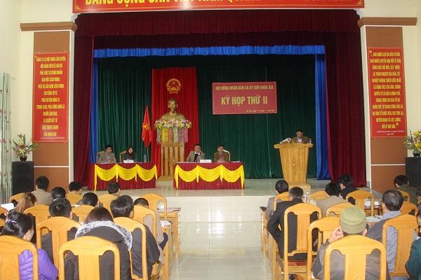 Hội đồng Nhân dân xã Kỳ Sơn ( huyện Kỳ Anh): Tổ chức kỳ họp thứ 2 - Hội đồng Nhân dân xã khóa XIX nhiệm kỳ 2016-2021.