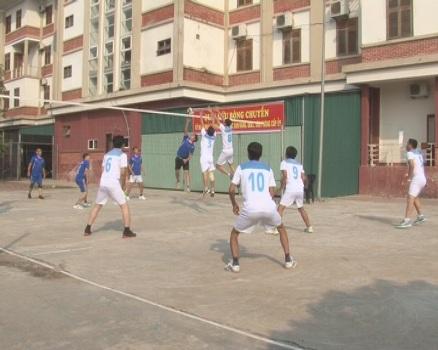Giao lưu bóng chuyền kỷ niệm ngày truyền thống các ban đảng