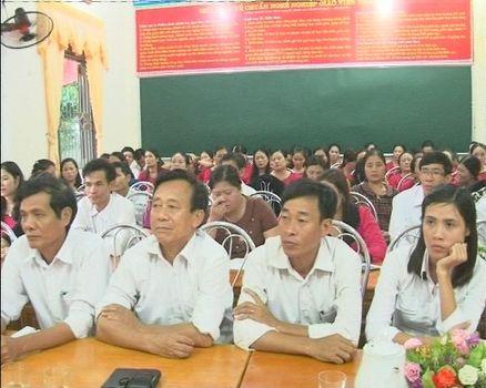 Trường tiểu học Kỳ Tân: lễ ra mắt câu lạc bộ không sinh con thứ 3.