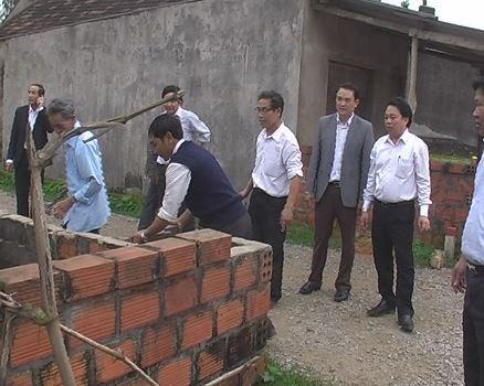 Thôn Đồng Phú xã Kỳ Đồng ra quân làm giao thông nông thôn đầu năm