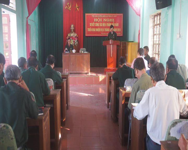 Hội Cựu Chiến binh huyện Kỳ Anh : Sơ kết 6 tháng đầu năm 2016 và triển khai nhiệm vụ 6 tháng cuối năm.