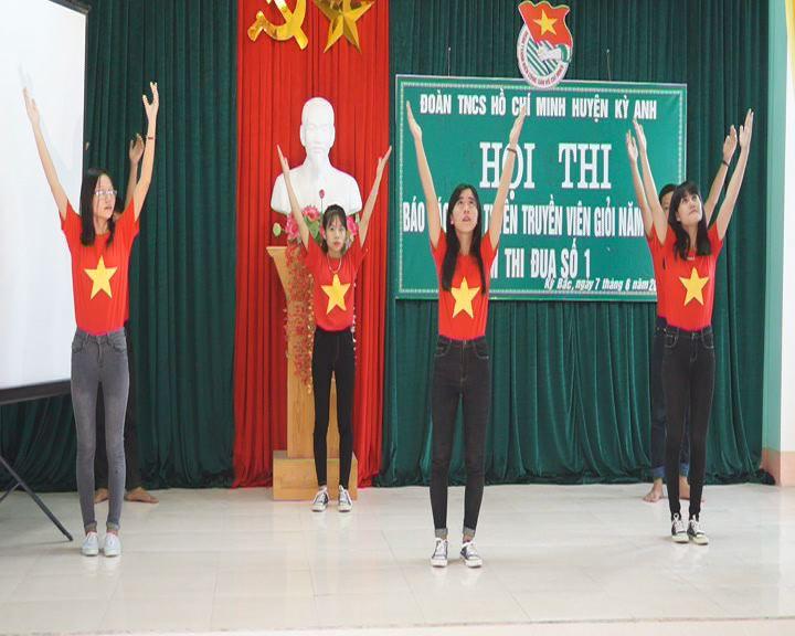 Huyện đoàn Kỳ Anh tổ chức hội thi báo cáo viên, tuyên truyền viên giỏi cấp cụm số 1 năm 2016.