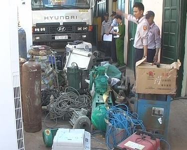 Công an Kỳ Anh bàn giao tài sản cho công ty Hưng nghiệp Formosa