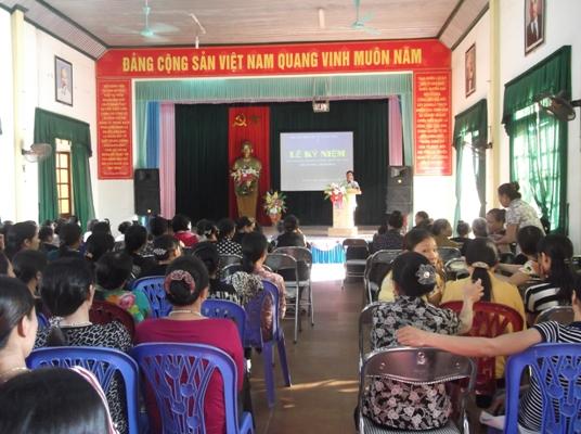 Những hoạt động sôi nổi nhân kỷ niệm 84 năm ngày thành lập Hội LHPN Việt Nam (20/10/1930 – 20/10/2014) tại xã Kỳ Châu