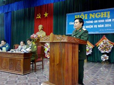 Xã Kỳ Long tổng kết công tác quốc phòng an ninh năm 2013- triển khai nhiệm vụ năm 2014.