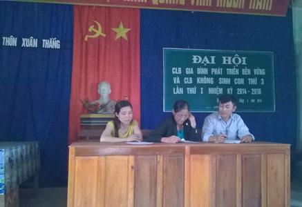 Mô hình Phòng chống bạo lực gia đình tại xã Kỳ Xuân