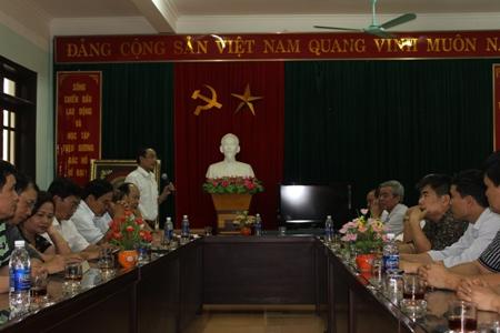 một số hình ảnh hoạt động của đoàn cán bộ huyện Kỳ Anh tại huyện Cao Phong-tỉnh Hòa Bình