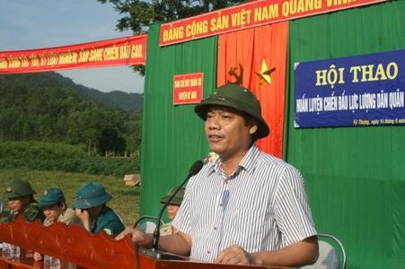 Ban CHQS huyện Kỳ Anh hoàn thành kế hoạch huấn luyện Dân quân tự vệ năm 2014