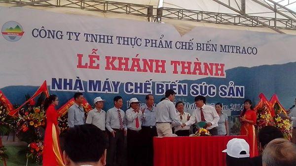 Công ty TNHH thực phẩm chế biến Mitraco khánh thành Nhà máy Chế biến súc sản