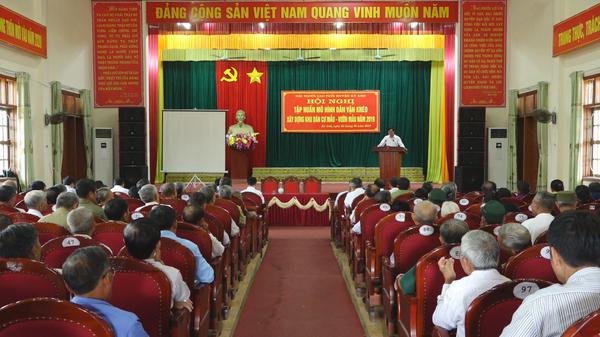 Hội người cao tuổi huyện Kỳ Anh: Tập huấn mô hình “Dân vận khéo”, xây dựng khu dân cư mẫu, vườn mẫu năm 2019.