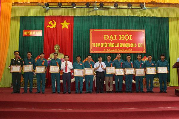 Huyện Kỳ Anh: Đại hội thi đua quyết thắng Lực lượng Vũ trang giai đoạn 2012 - 2017 .