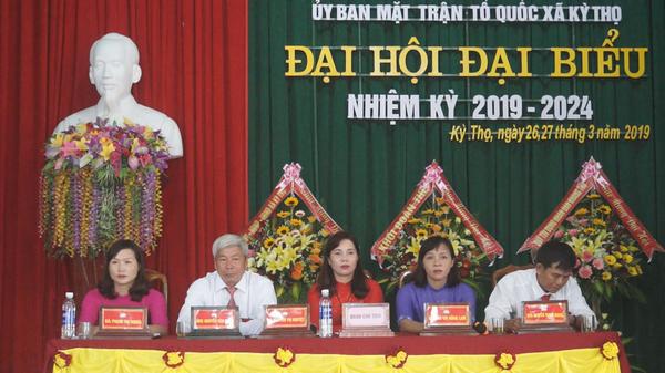 Uỷ ban MTTQ xã Kỳ Thọ Đại hội Đại biểu nhiệm Kỳ 2019-2024.