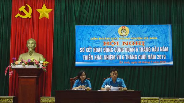 Sơ kết hoạt động công đoàn 6 tháng đầu năm 2019
