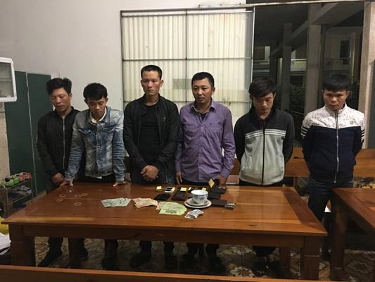 Công an huyện Kỳ Anh: Triệt phá ổ nhóm đánh bạc khởi tố 7 đối tượng.