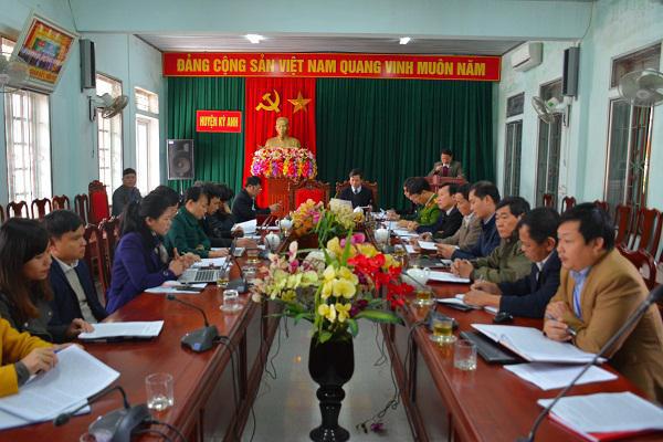 Ban Dân vận Huyện ủy Kỳ Anh:  Giao ban công tác Dân vận  năm 2017, triển khai nhiệm vụ năm 2018.
