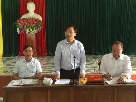 UBND huyện Kỳ Anh: Làm việc với xã Kỳ Tiến về chương trình mục tiêu Quốc gia xây dựng Nông thôn mới.