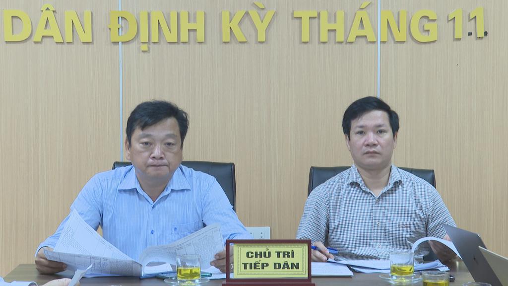 Tiếp công dân định kỳ tháng 11/2022