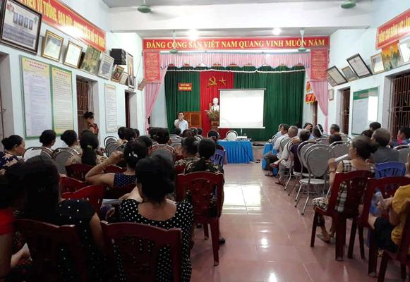 Hội LHPN xã Kỳ Châu hưởng ứng 100 ngày cao điểm xây dựng xã nông thôn mới nâng cao