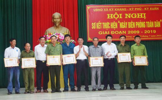 Xây dựng thế trận biên phòng toàn dân vững chắc  ở khu vực biên giới biển Kỳ Anh