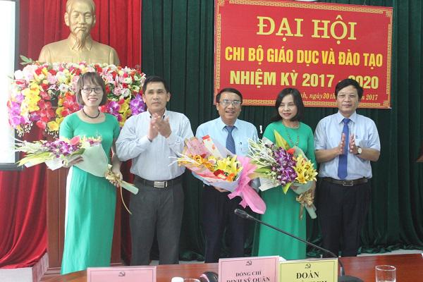 Chi bộ phòng Giáo dục- Đào tạo huyện Kỳ Anh: Đại hội Chi bộ nhiệm kỳ 2017 – 2020.