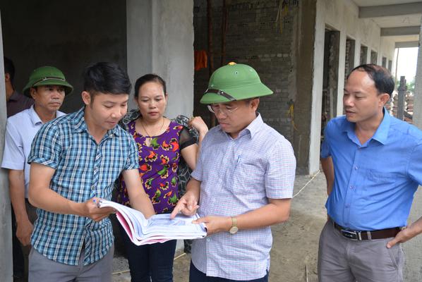 Kiên cố hóa trường học trước thềm năm học mới.