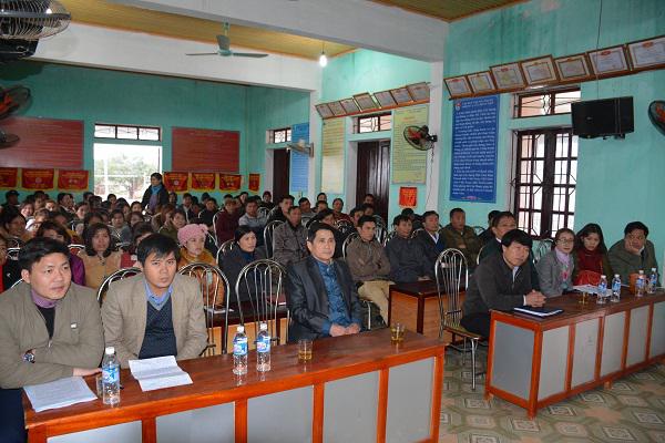 Trường Trung cấp nghề  Hà Tĩnh: Khai giảng lớp đào tạo nghề ngắn hạn tại xã Kỳ Xuân.