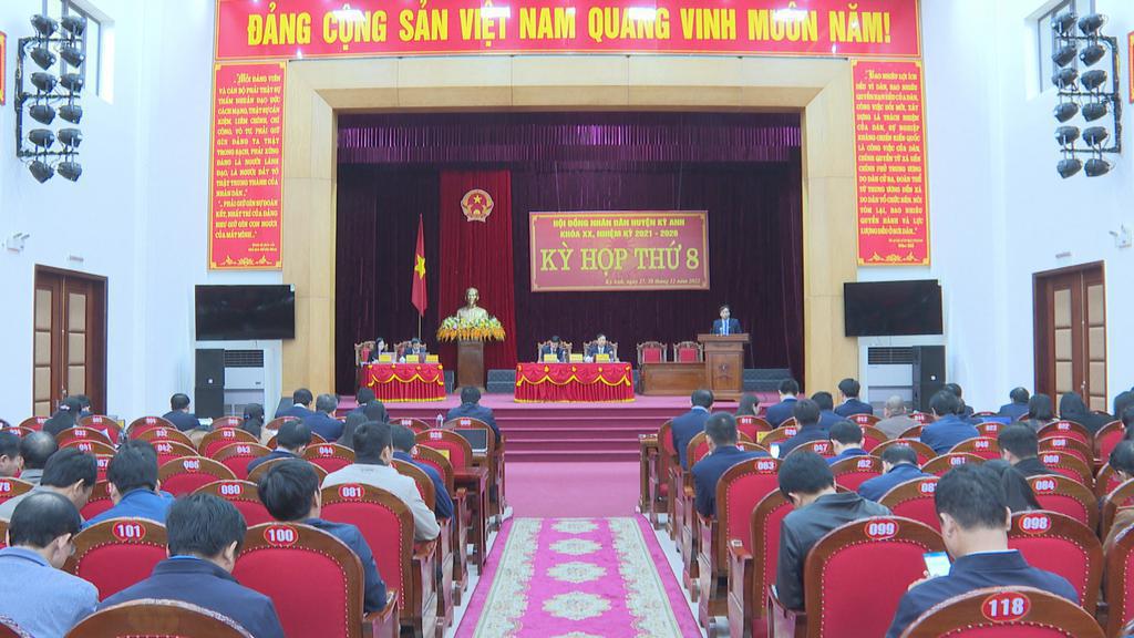 Bế mạc kỳ họp thứ 8 HĐND huyện khóa XX