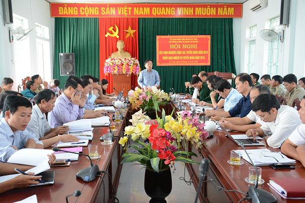 Hội nghị rút kinh nghiệm công tác tuyển quân năm 2018, triển khai nhiệm vụ tuyển quân năm 2019