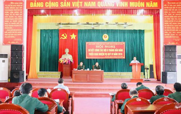 Hội Cựu chiến binh huyện Kỳ Anh sơ kết công tác hội 9 tháng đầu năm, triển khai nhiệm vụ 3 tháng cuối năm 2019.