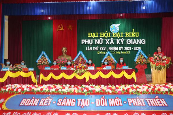 Đại hội đại biểu phụ nữ xã Kỳ Giang lần thứ XXVI