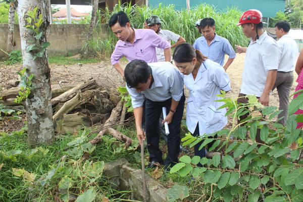Huyện Kỳ Anh: Triển khai chiến dịch diệt loăng quăng/bọ gậy phòng chống dịch sốt Xuất huyết.