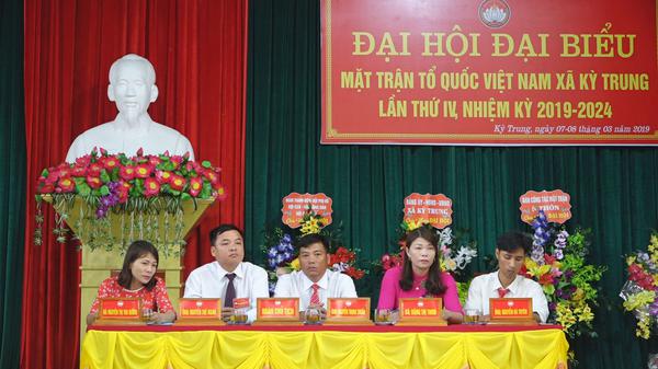 Mặt trận tổ quốc xã Kỳ Trung tổ chức Đại hội đại biểu nhiệm kỳ 2019 - 2024.
