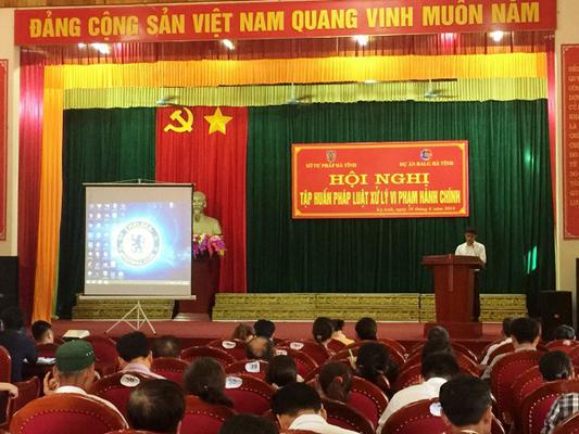 Tập huấn pháp luật về xử lý vi phạm hành chính
