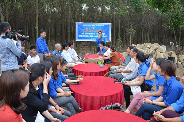 Câu lạc bộ Thanh niên Phát triển kinh tế huyện Kỳ Anh: Ra mắt mô hình kinh tế thanh niên.