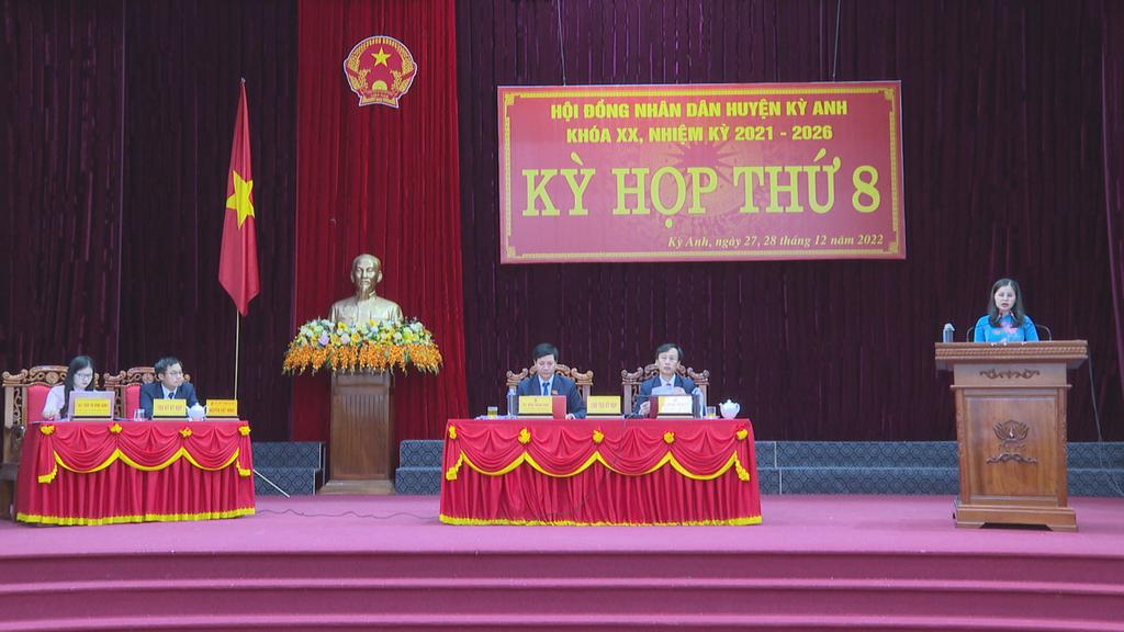 HĐND huyện Kỳ Anh khóa XX khai mạc Kỳ họp thứ 8