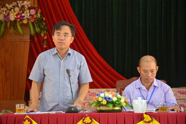 Làm việc với xã Kỳ Châu về xây dựng Nông thôn mới kiểu mẫu.