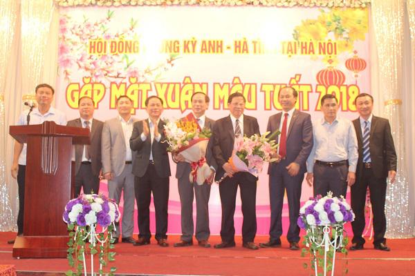 Hội đồng hương huyện Kỳ Anh tại thành phố Hà Nội gặp mặt đầu xuân Mậu Tuất 2018.