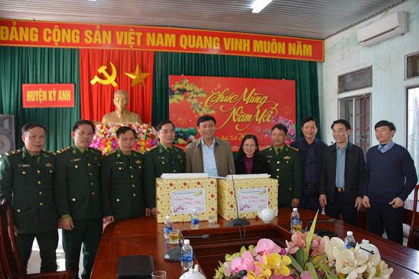 Đảng ủy Bộ Chỉ huy Bộ đội Biên phòng tỉnh Hà Tĩnh:  Chúc tết  huyện Kỳ Anh