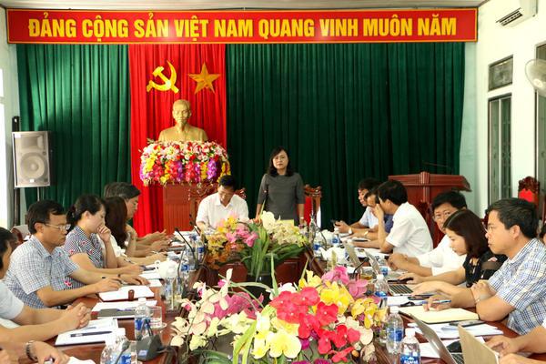 Ban Kinh tế - Ngân sách Hội đồng Nhân dân tỉnh: Làm việc với huyện Kỳ Anh.
