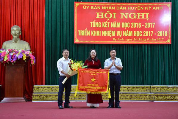Huyện Kỳ Anh: Tổng kết năm học 2016- 2017, triển khai nhiệm vụ năm 2017 -2018.