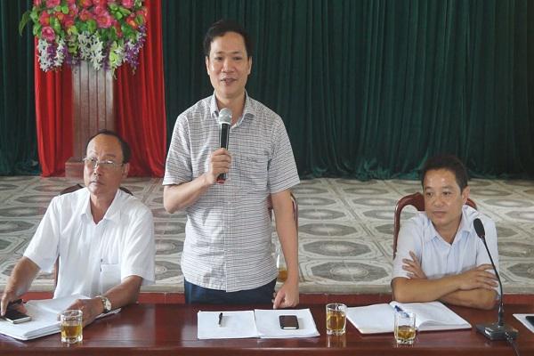 Ban Dân vận Huyện ủy Kỳ Anh: Làm việc với các xã đăng ký về đích Nông thôn mới năm 2018.