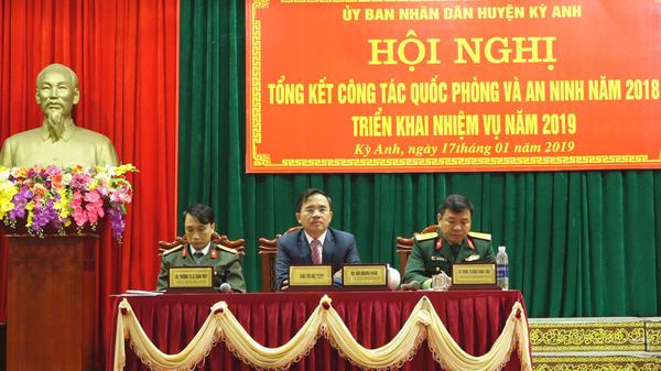 Hội nghị tổng kết công tác Quốc phòng, An ninh năm 2018, triển khai nhiệm vụ trọng tâm năm 2019