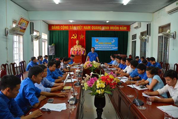Huyện đoàn Kỳ Anh: Triển khai chiến dịch tình nguyện mùa hè xanh và  chương trình “ Tiếp sức mùa thi” năm 2017.