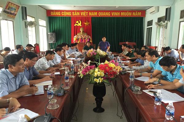 Huyện Kỳ Anh: Gấp rút triển khai phòng chống bão số 2
