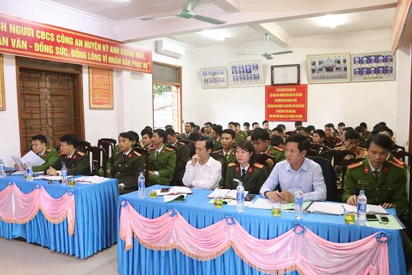 Đảng bộ Công an huyện Kỳ Anh tổng kết công tác xây dựng Đảng năm 2018, triển khai nhiệm vụ năm 2019.