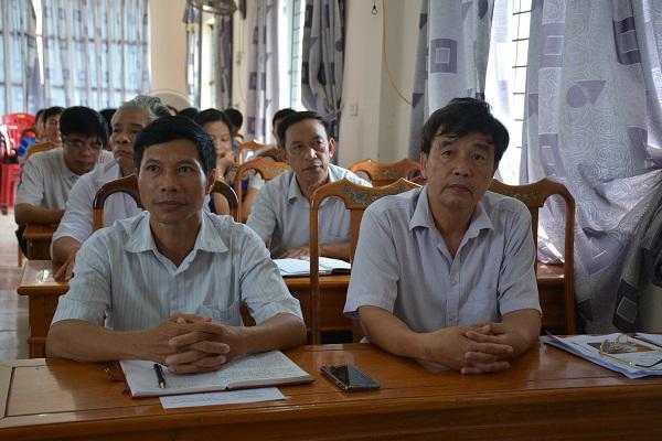 Trung tâm Y tế huyện Kỳ Anh: Tập huấn phòng chống sốt xuất huyết và bệnh dại cho cán bộ y tế thôn bản trên địa bàn.