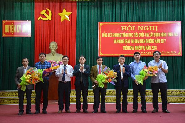 UBND  huyện Kỳ Anh: Tổng kết chương trình mục tiêu Quốc gia xây dựng Nông thôn mới và phong trào thi đua - khen thưởng năm 2017, triển khai phương hướng nhiệm vụ năm 2018.