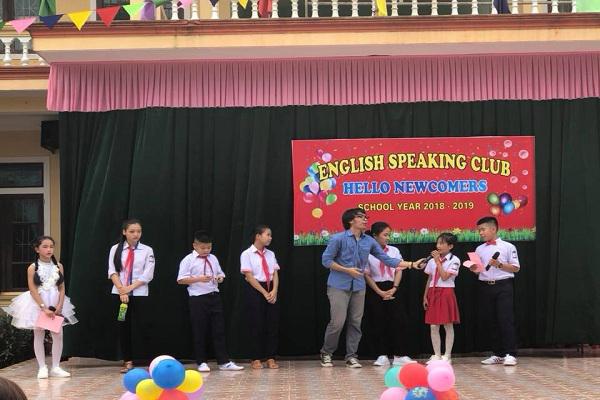 Trường Trung học Cơ sở Kỳ Tân giao lưu Tiếng Anh với chủ đề “ Hello Newcomert”