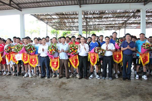 Trung tâm Văn hóa Thể thao du lịch huyện Kỳ Anh: Khai mạc giải bóng chuyền Văn phòng các xã năm 2018