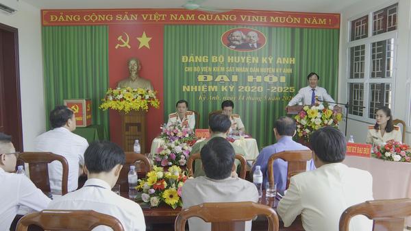 Đại hội Chi bộ Viện kiểm sát nhân dân huyện Kỳ Anh nhiệm kỳ 2020 - 2025